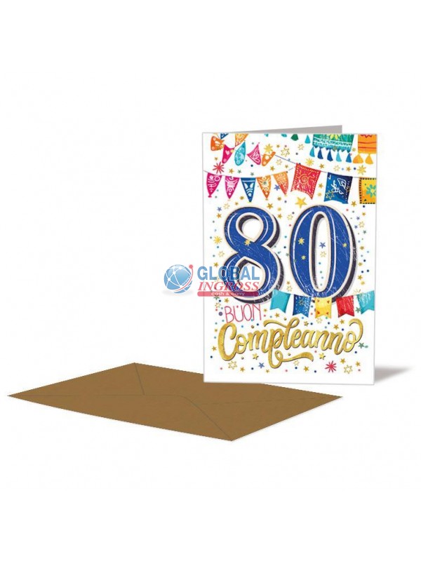 BIGLIETTO 80 ANNI I MIGLIORI ANNI