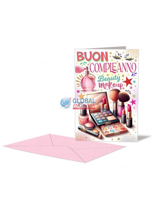 BIGLIETTO COMPLEANNO BEAUTY