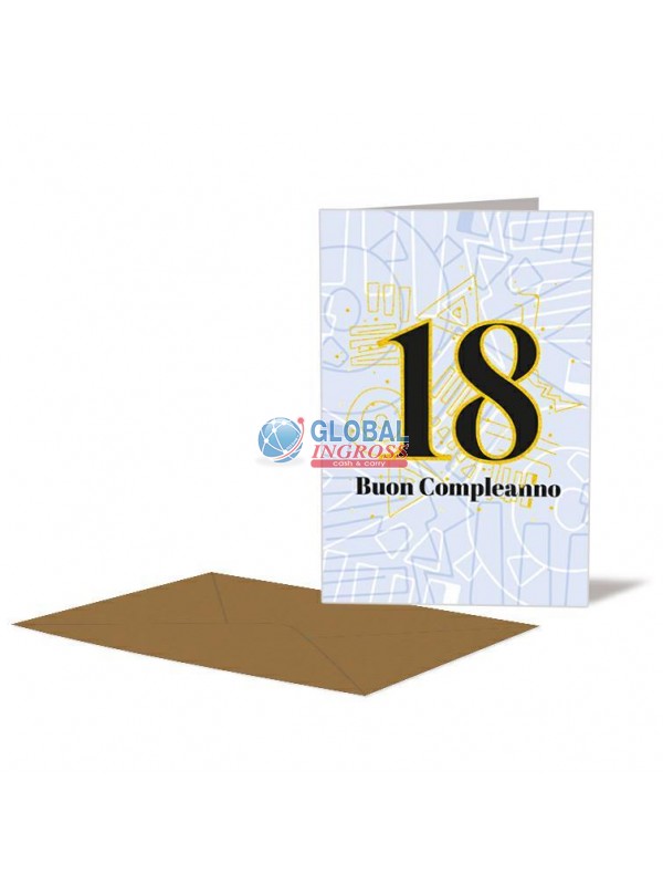 BIGLIETTO 18 ANNI AZZURRO
