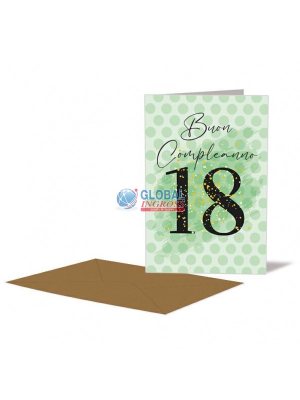 BIGLIETTO 18 ANNI VERDE