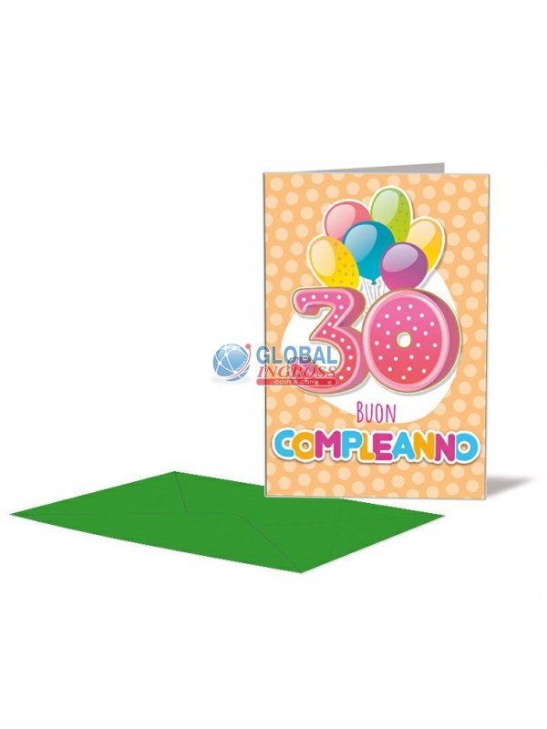 BIGLIETTO 30 ANNI C/APPLICAZIONE