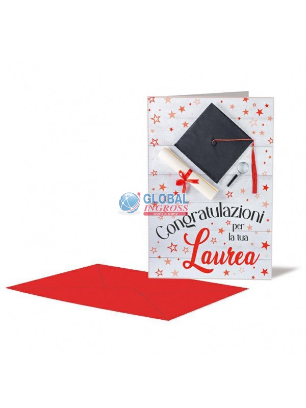 BIGLIETTO LAUREA TANTI AUGURI