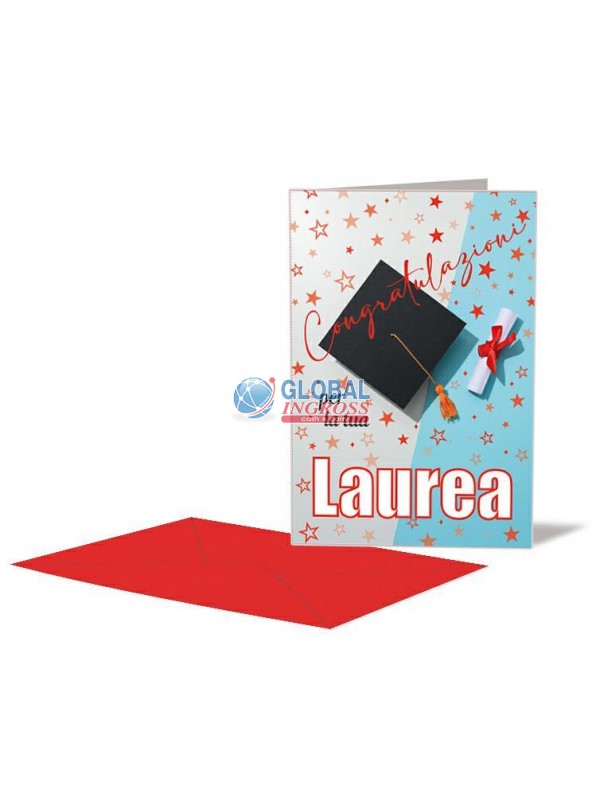BIGLIETTO LAUREA TANTI AUGURI