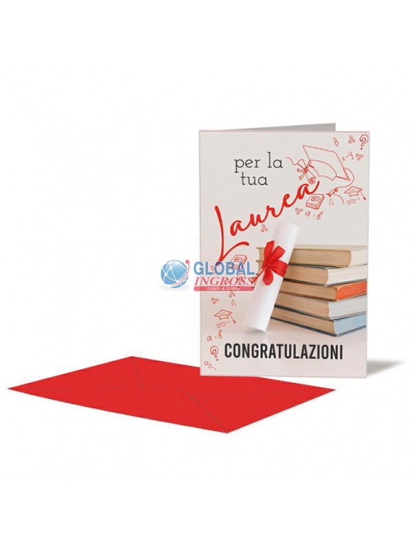 BIGLIETTO LAUREA TANTI AUGURI