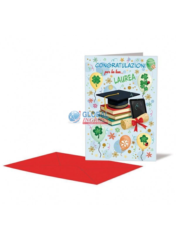 BIGLIETTO LAUREA TANTI AUGURI