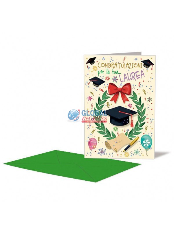 BIGLIETTO LAUREA TANTI AUGURI