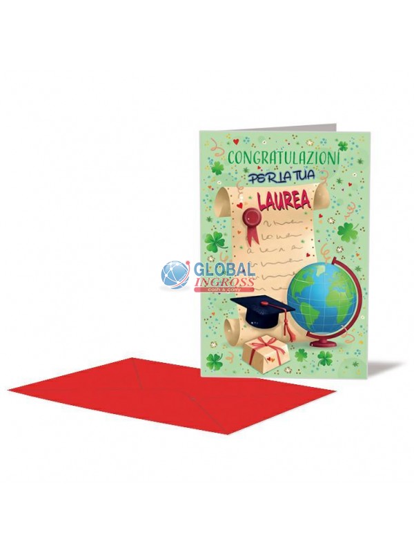 BIGLIETTO LAUREA TANTI AUGURI