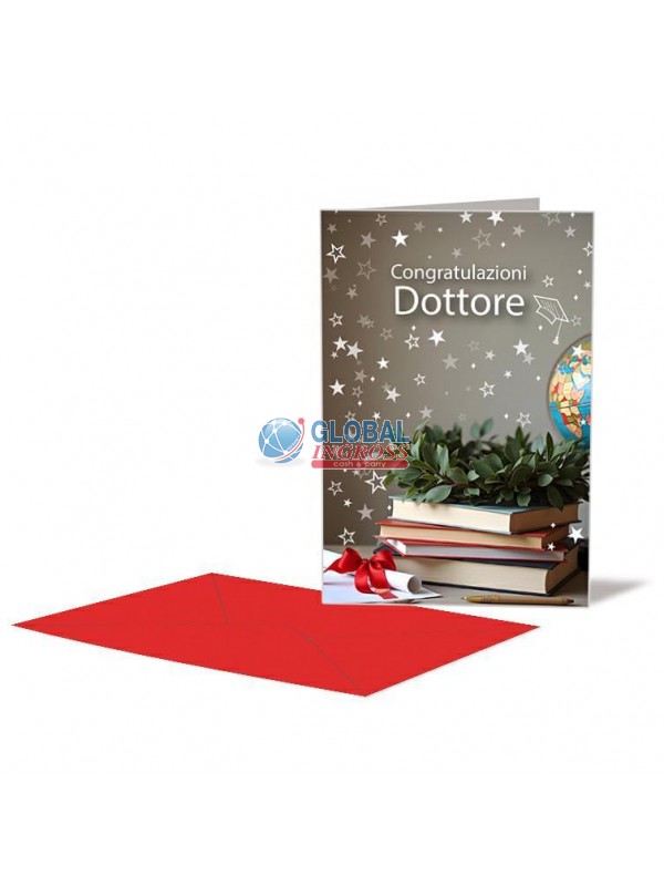 BIGLIETTO LAUREA P/S DOTTORE