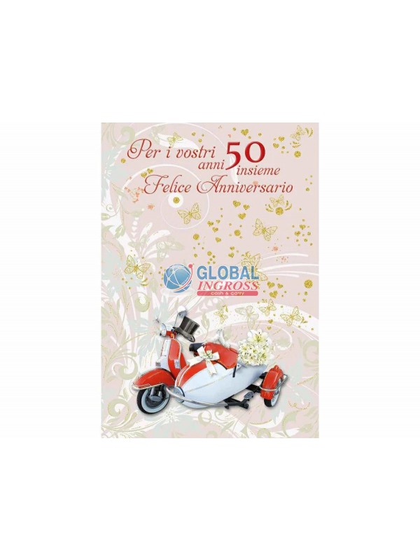 BIGLIETTO ANNIVERSARIO 50 ANNI SIDECAR