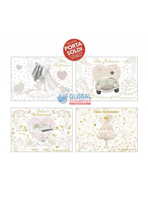 BIGLIETTO NOZZE P/S FELICE MATRIMONIO