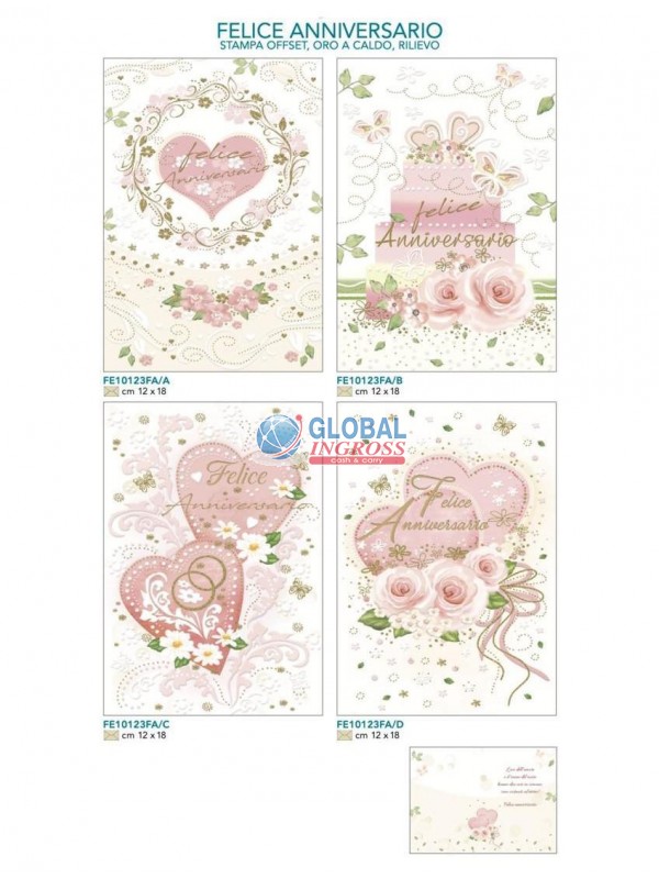 BIGLIETTO ANNIVERSARIO SWEET