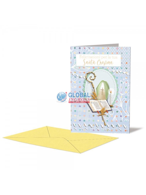 BIGLIETTO CRESIMA PORTASOLDI