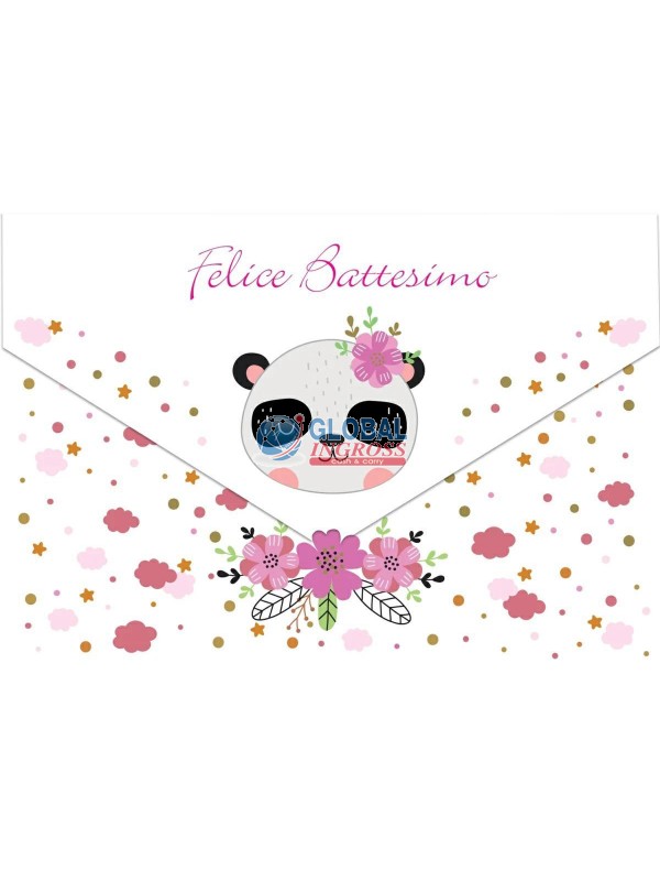 BIGLIETTO BATTESIMO P/S