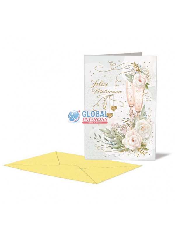 BIGLIETTO NOZZE CALICI