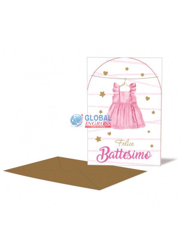 BIGLIETTO BATTESIMO BIMBA
