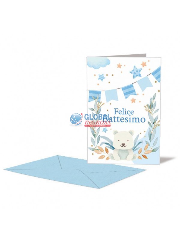 BIGLIETTO BATTESIMO P/SBIMBO