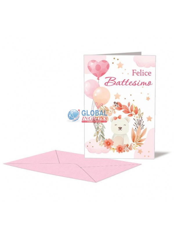 BIGLIETTO BATTESIMO P/SBIMBA