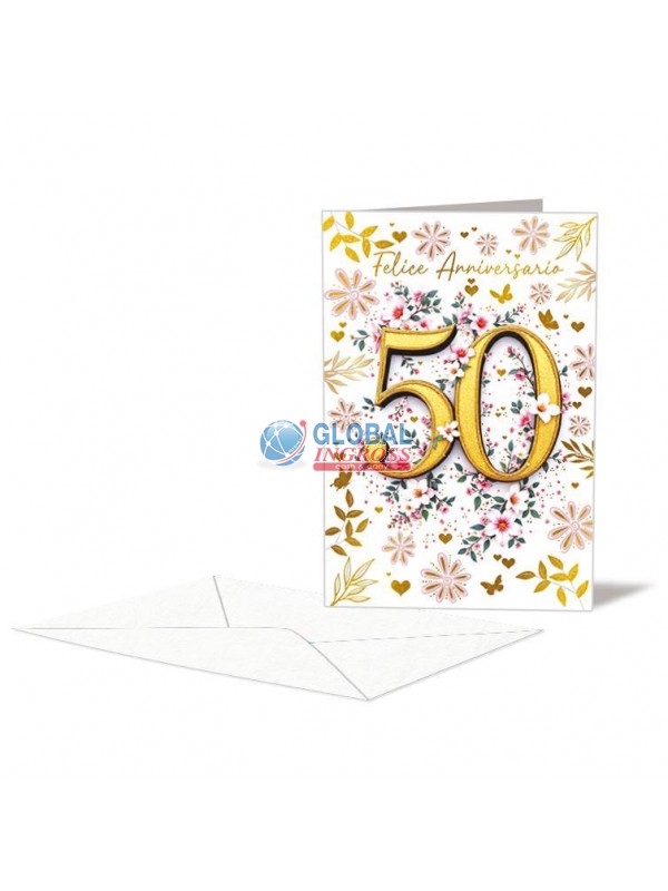 BIGLIETTO ANNIVERSARIO 50 ANNI