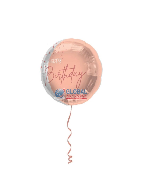 MYLAR 45cm COMPLEANNO LUSH BLUSH ROSE GOLD