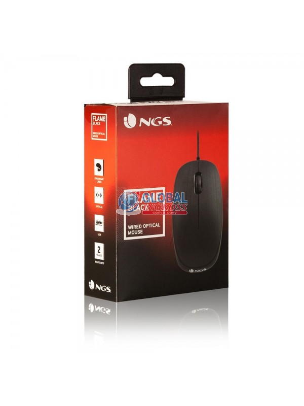 MOUSE OTTICO USB 1000DPI NGS NERO