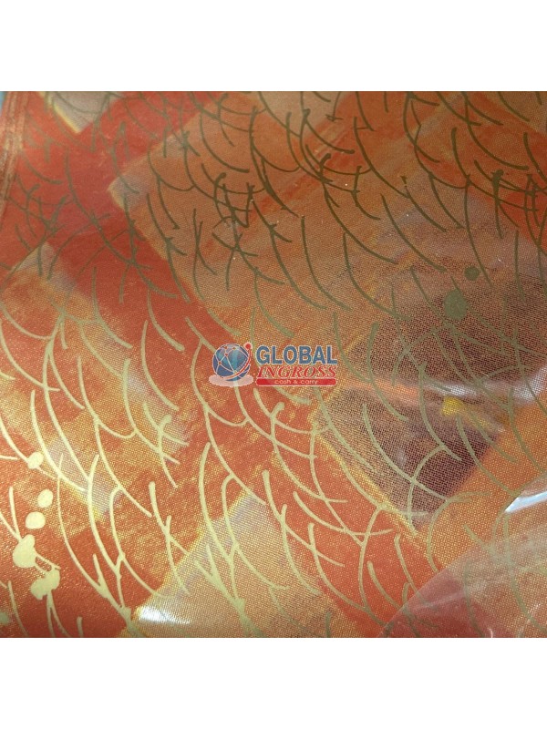 FOGLIO METAL ORO/ROSSO 70x100