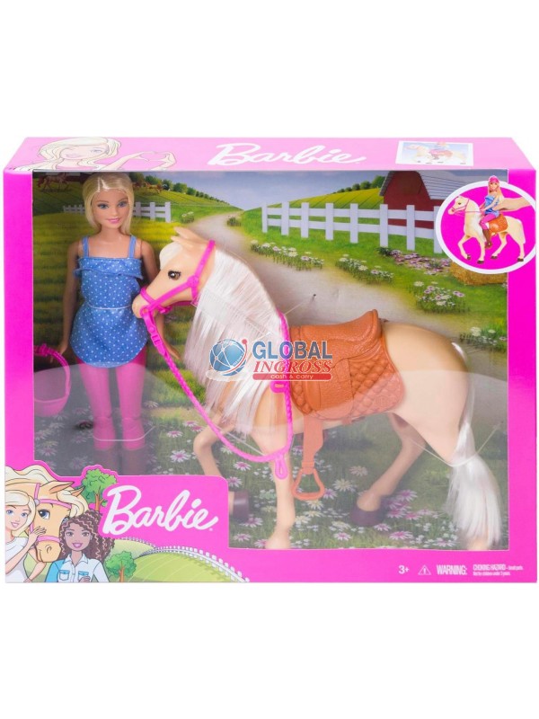 BARBIE BAMBOLA E CAVALLO