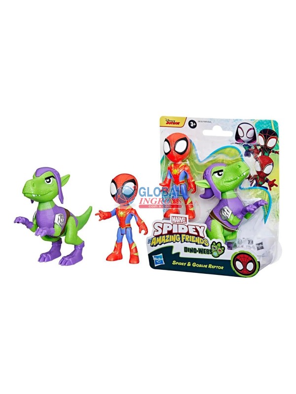 SPIDEY CON CATTIVO DINOSPIDEY