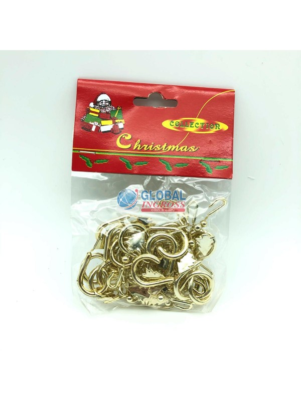 GANCI CON DECORAZIONI ORO