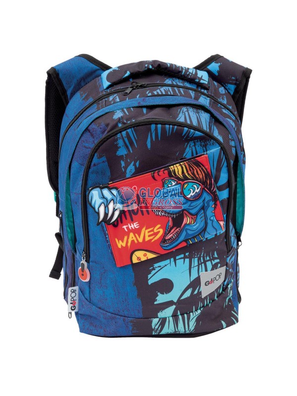 ZAINO GO POP ROUND T-REX -