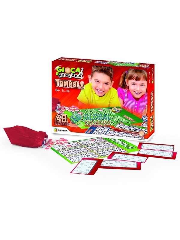 TOMBOLA 48 CARTELLE GIOCHERIA