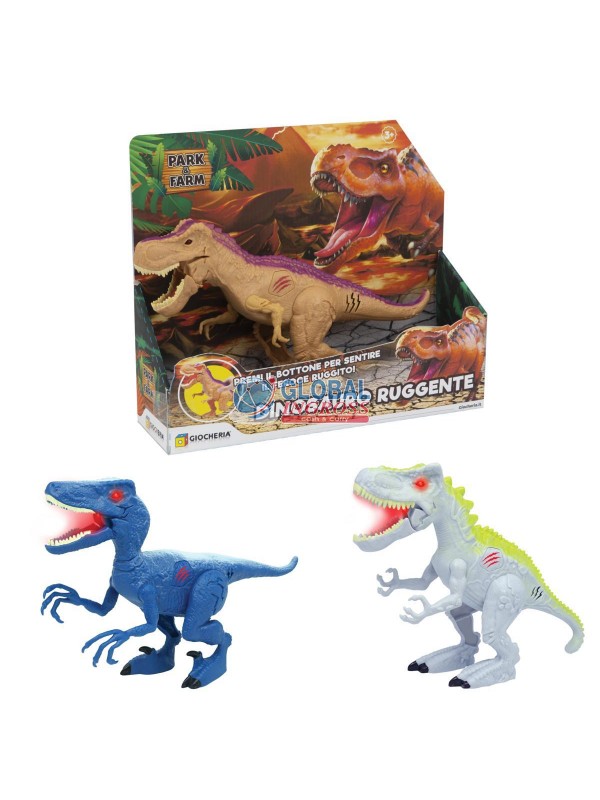 DINOSAURO 22cm LUCI E SUONI