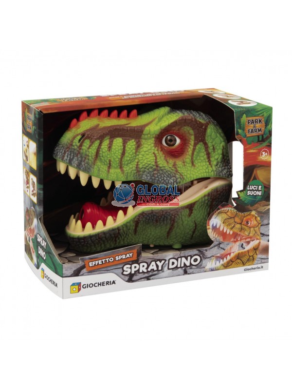 TESTA DI DINOSAURO SPUTA FUMO