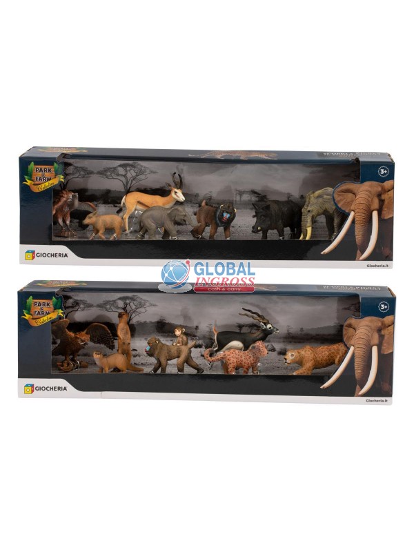 MONDO DELLA SAVANA 7 ANIMALI BOX