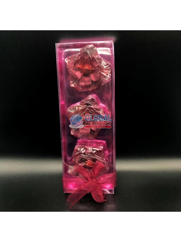 CANDELE FIORI BURGUNDY