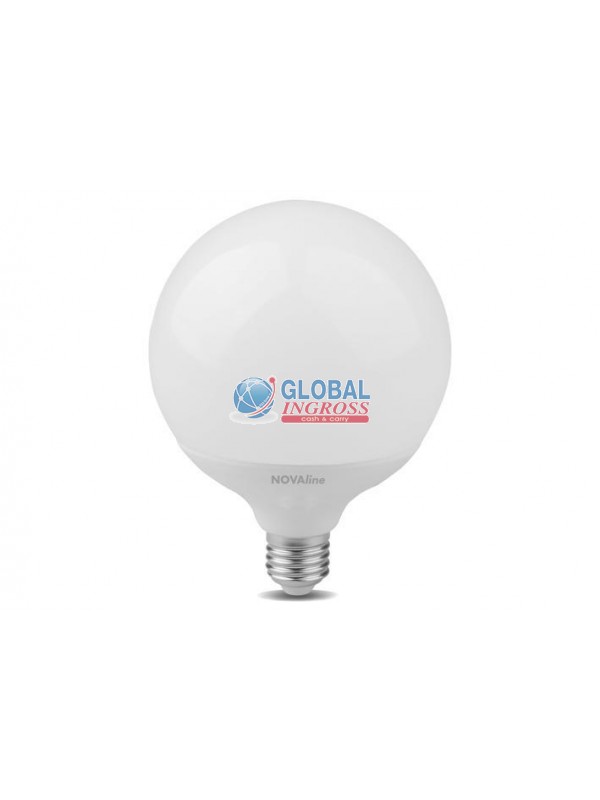 LAMPADINA LED CALDO GLOBO E27 18W
