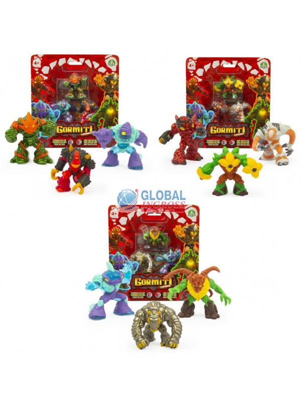 GORMITI 3pz MINIFIGURESLEGENDS ASS.
