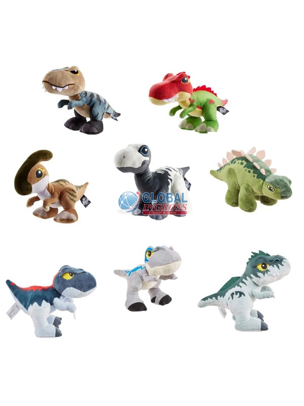 PELUCHE JURASSIC WORLD CON SUONI modelli ass.