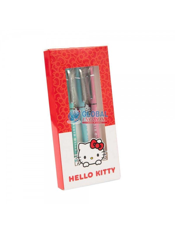 SET 3 PENNE HELLO KITTY