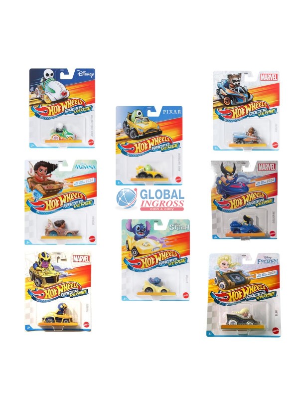 HOT WHEELS DISNEY RACERVERSE modelli ass.