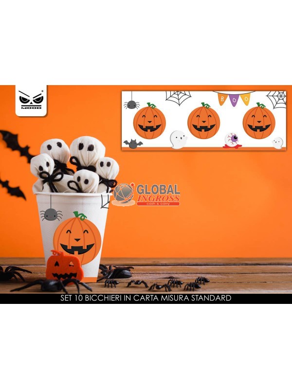 PARTY BICCHIERI ZUCCA 10pz