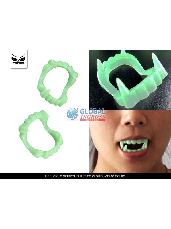 DENTIERA DRACULA GLOW IN THE DARK