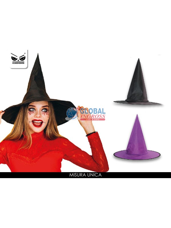 CAPPELLO STREGA SEMPLICE MONOCOLORE ASS.