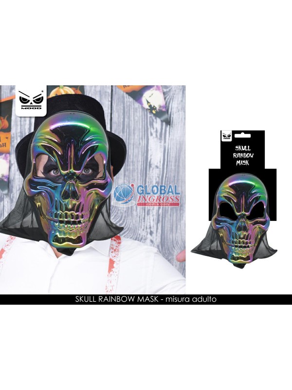 MASCHERA TESCHIO RAINBOW