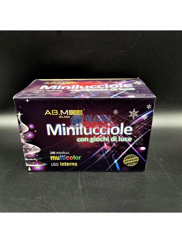 MINILUCCIOLE 240 MULTICOLOR X INTERNO