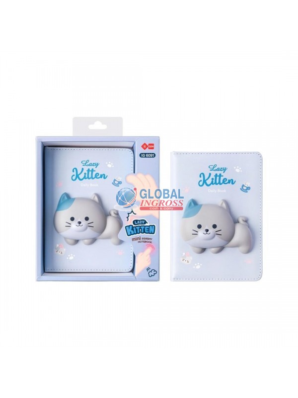 NOTEBOOK SQUISHY CAT 96FOGLI 16x14cm