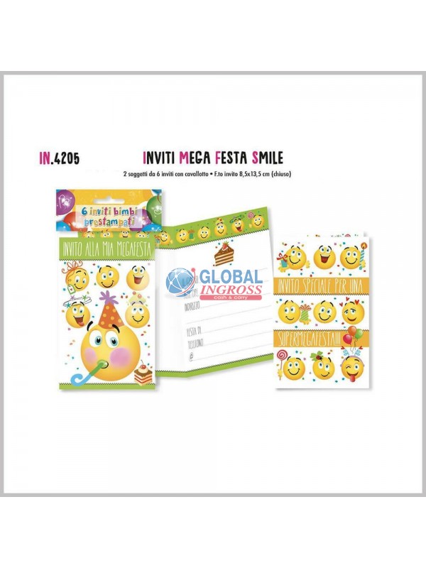 INVITI SMILE 6pz