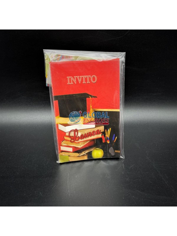 INVITI LAUREA 8pz 9x14