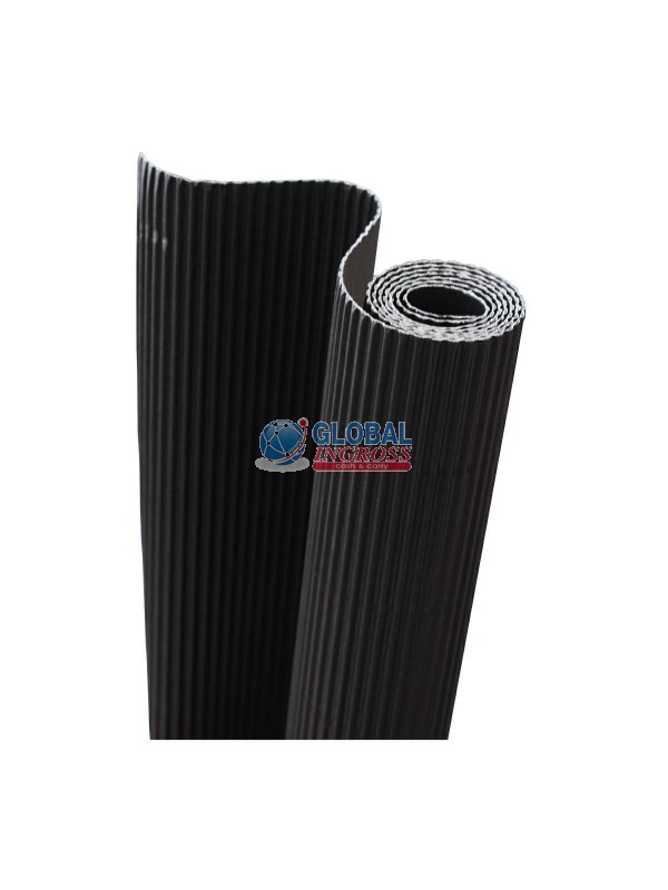 CARTONCINO ONDUL.NERO ROTOLO