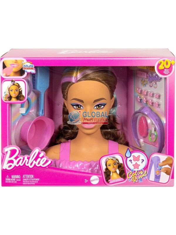 BARBIE TESTA STYLING CASTANA