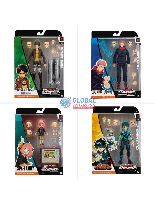 TOTAL ANIME PERSONAGGIO16,5cm modelli assortiti
